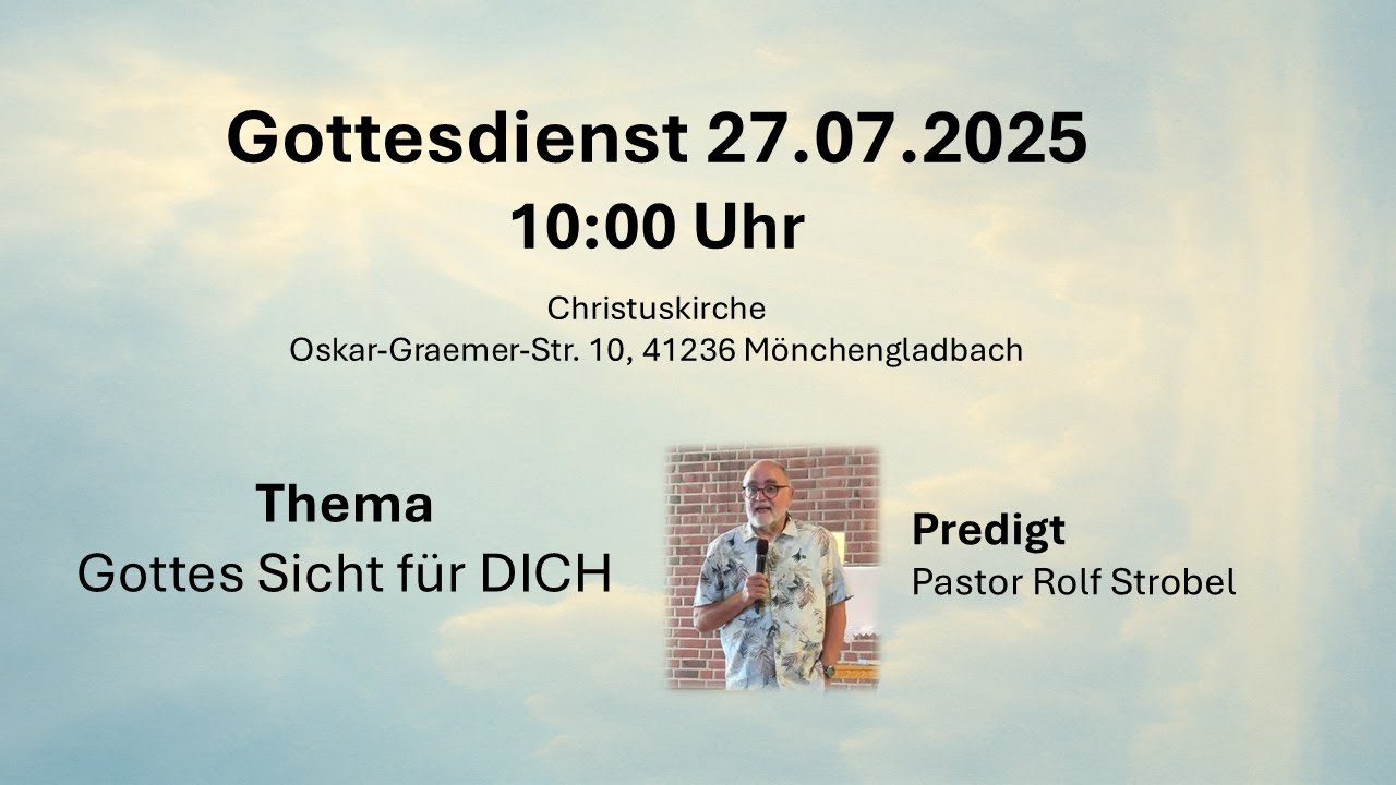 2025 07 27 Gottes Sicht für Dich Baptisten