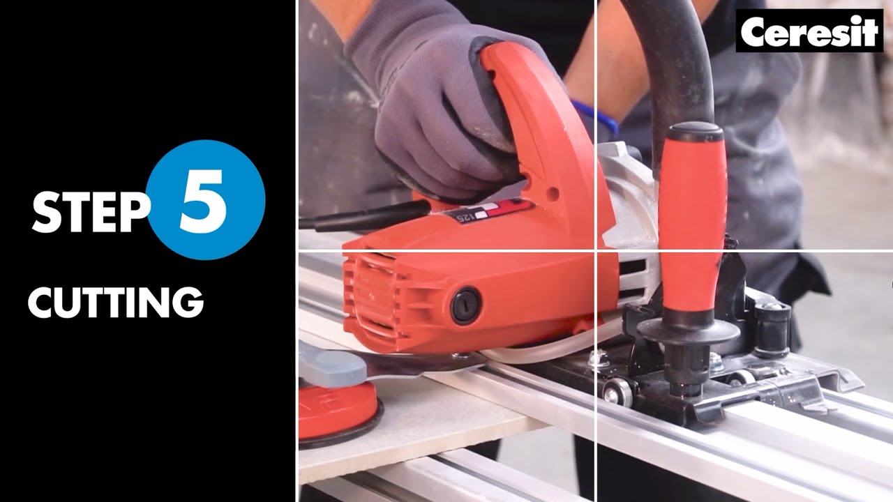 Cutting | Large Format Tiles Installation | Step 5 of 8