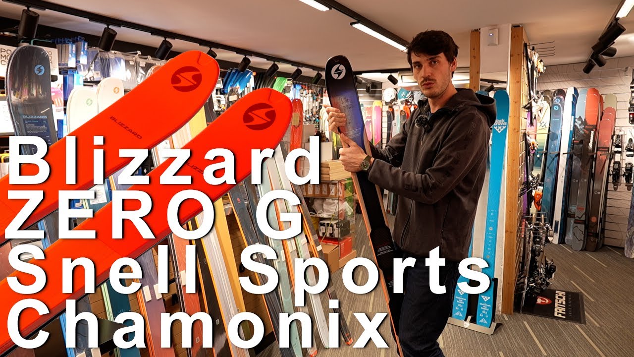 Blizzard ZERO G 80 LT 85 95 105 ski de randonnée montagne alpinisme Snell Sports Chamonix matériel