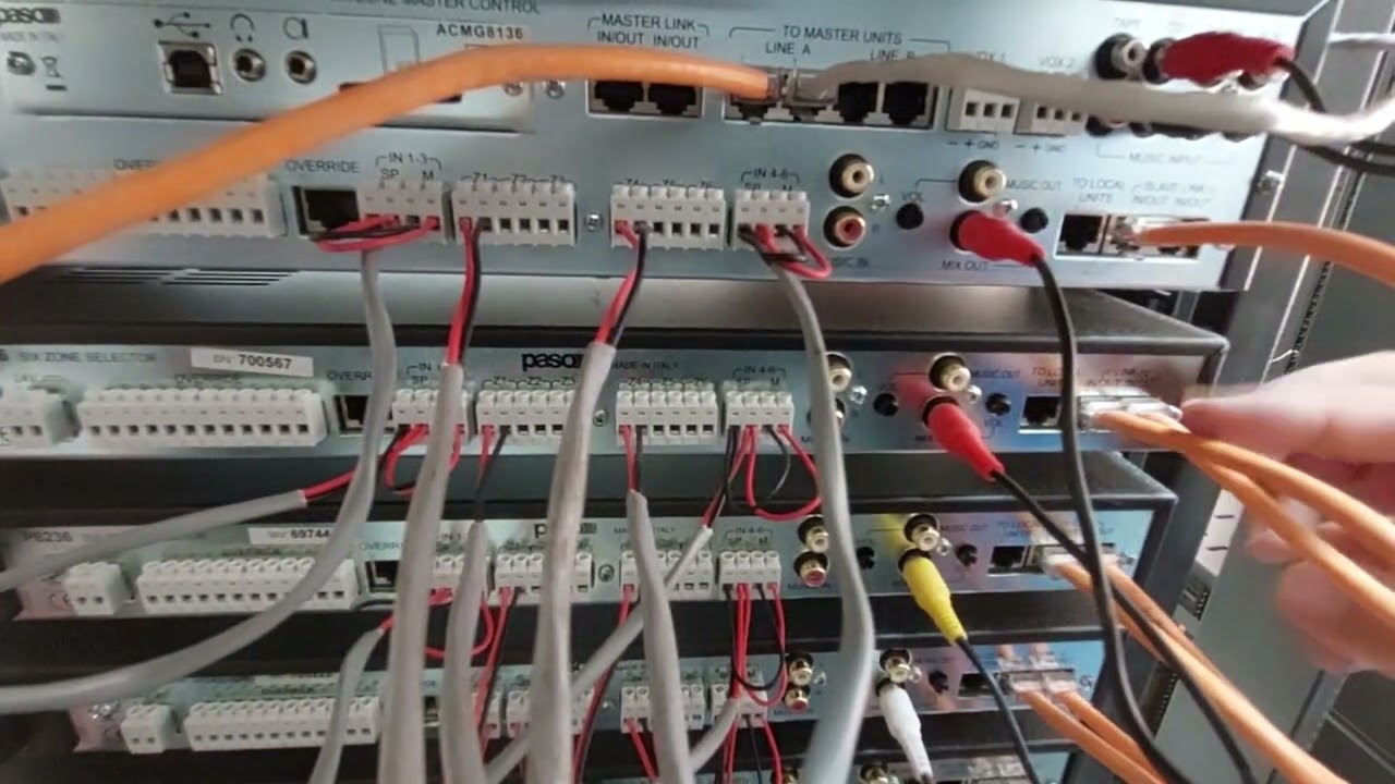 Public Address Panel/Rack  termination part 2