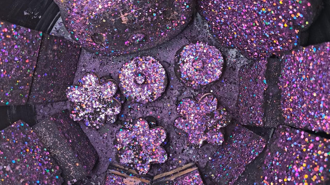 Glitter Crusted BSN Reforms | Gym Chalk ASMR | Oddly Satisfying