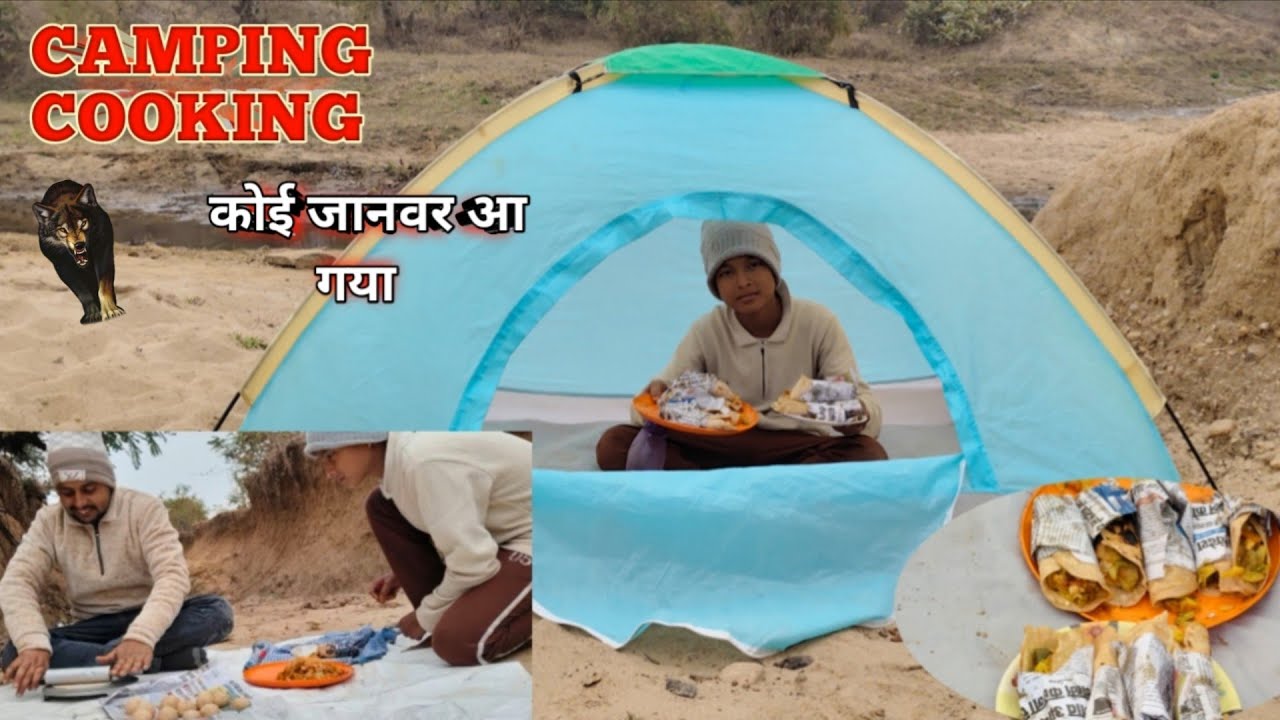 Winter survival camping in jungle 🥶| Camping with friends🥰| Camping in india|  