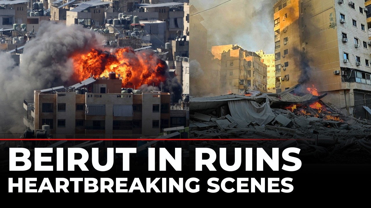Beirut LIVE: Israeli Airstrikes Devastate Lebanese Capital, Panic & Homelessness Spread Across City