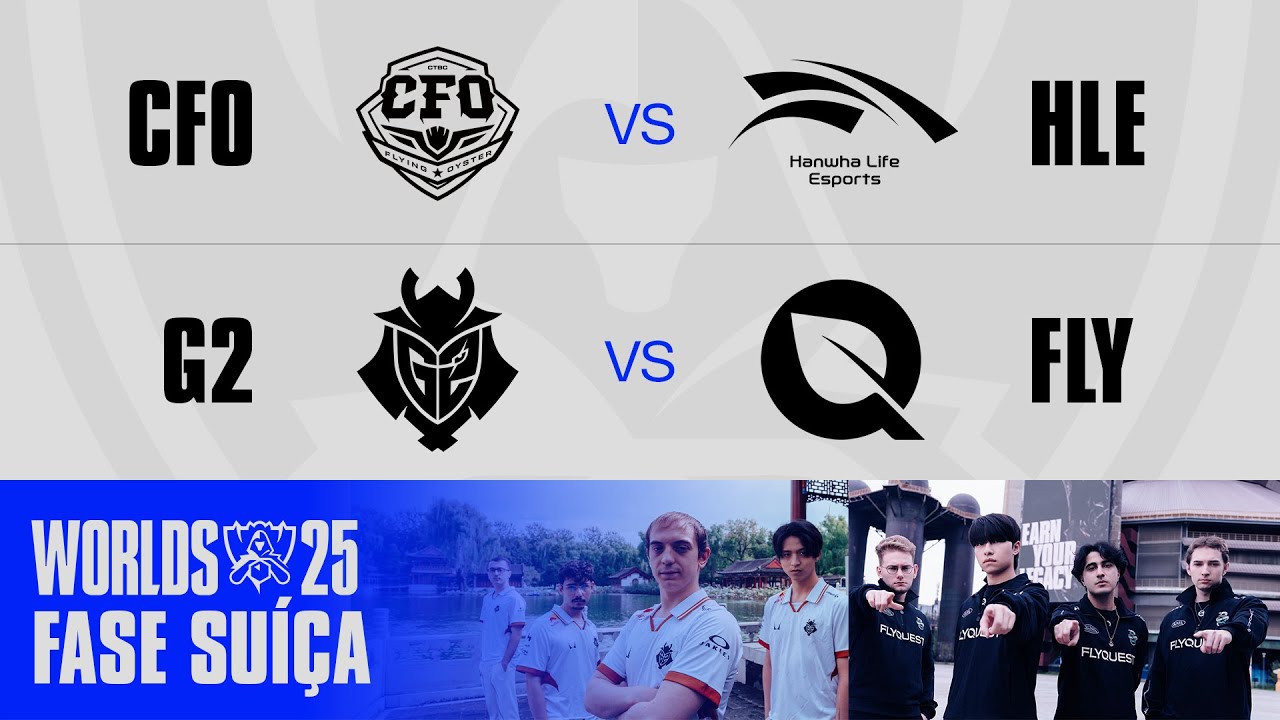 G2 2x1 FLY | MD3 | WORLDS 2025 | Fase Su&iacute;&ccedil;a | Dia 6