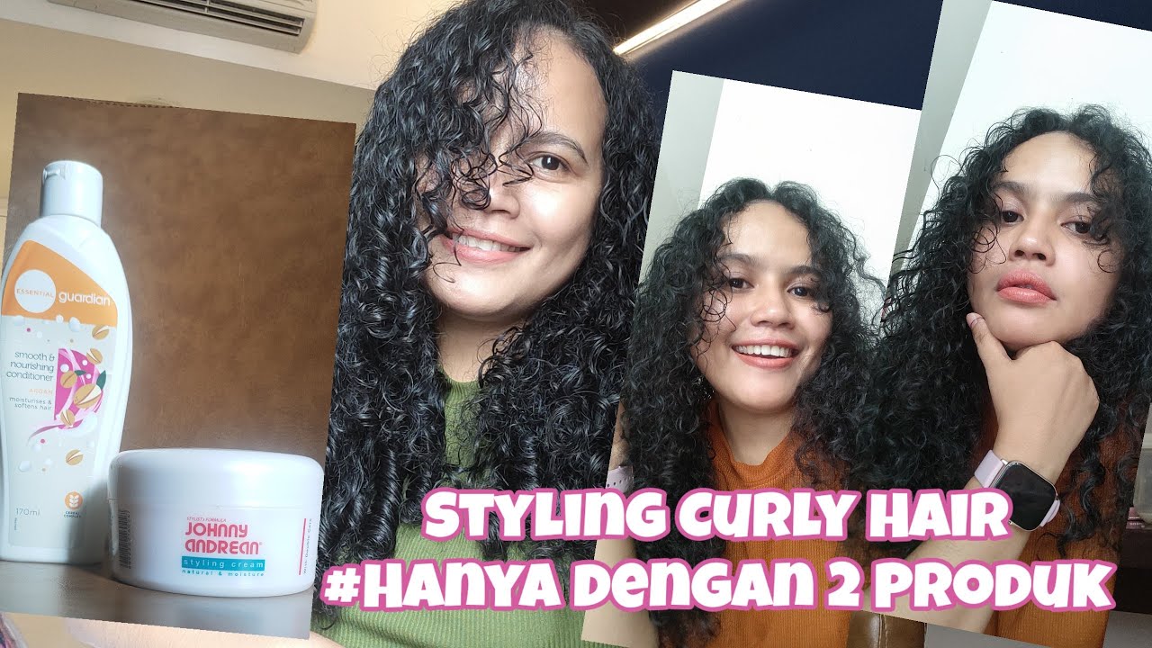 STYLING RAMBUT KERITING DENGAN 2 PRODUK #curlyhair