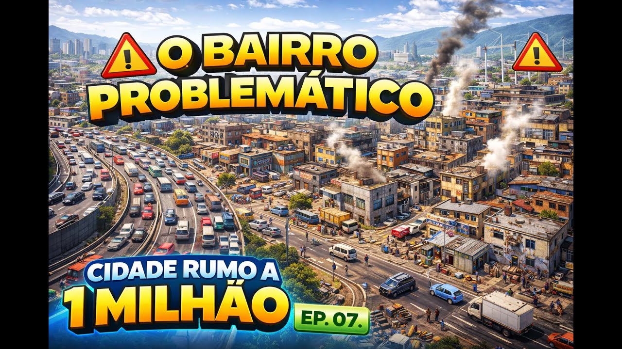 ⚠️🏙️ O BAIRRO PROBLEMÁTICO | CIDADE RUMO A 1 MILHÃO