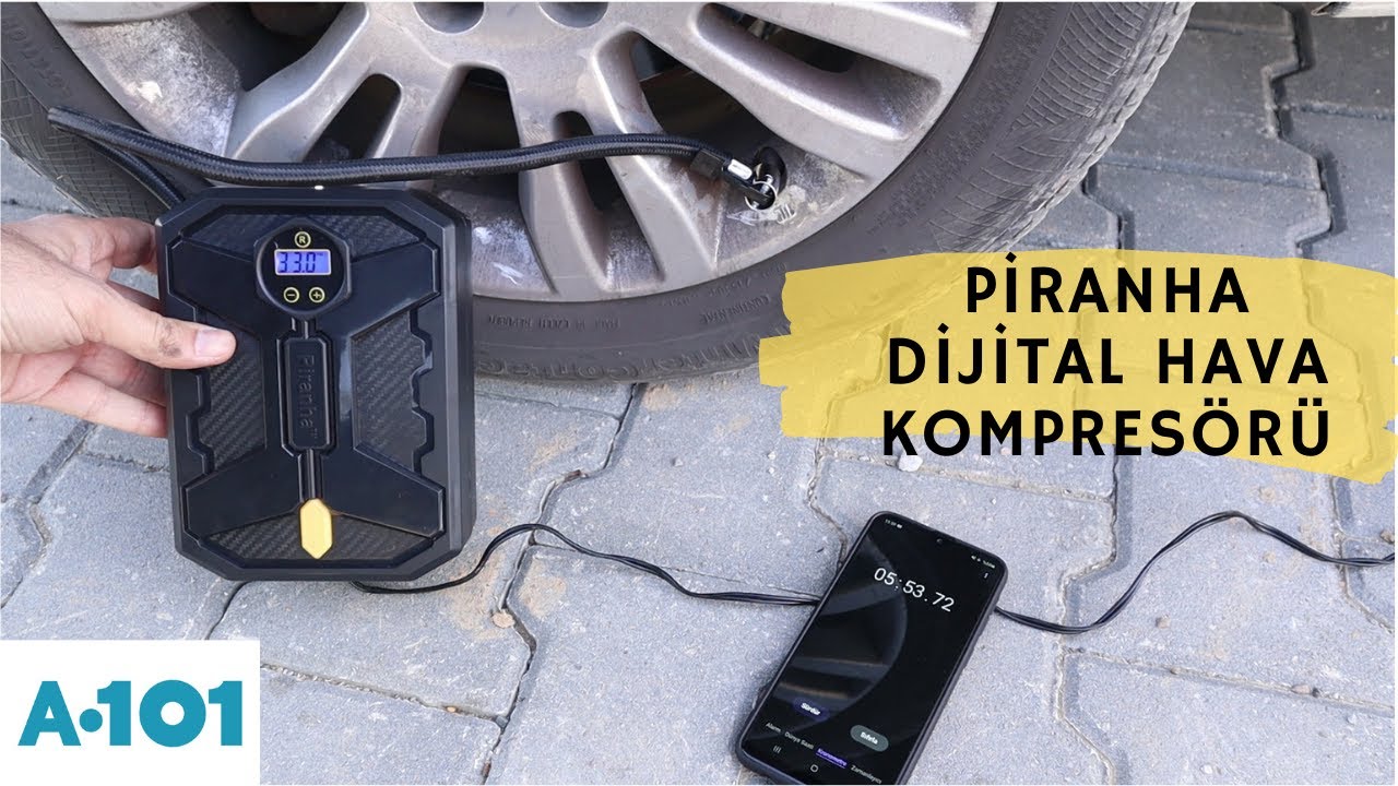 A101'de Satılan Piranha Dijital Hava Kompresörü - Performansına İnanamayacaksınız !