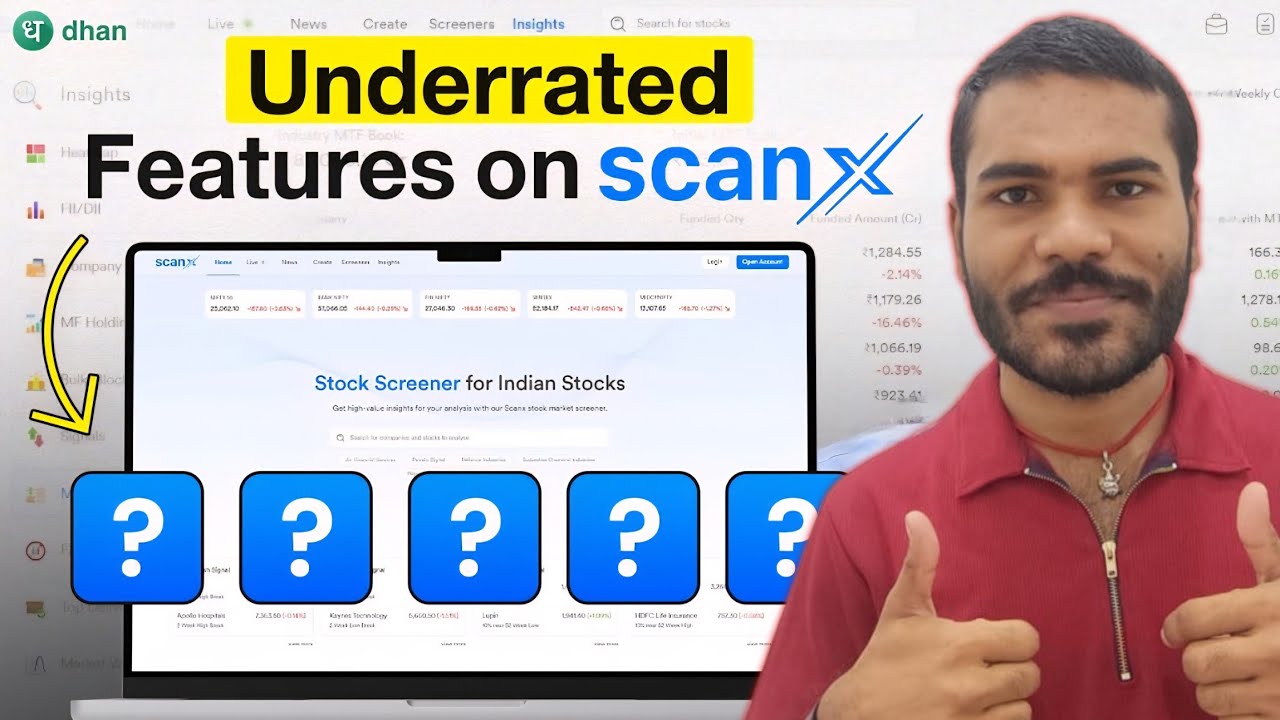 Overview of Fundamental Screener | ScanX Best features Explained in Hindi | Dhan ScanX