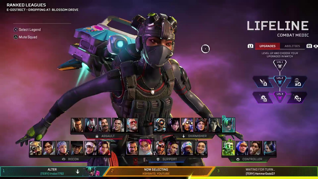 Apex Legends ranked league solo quene free game play