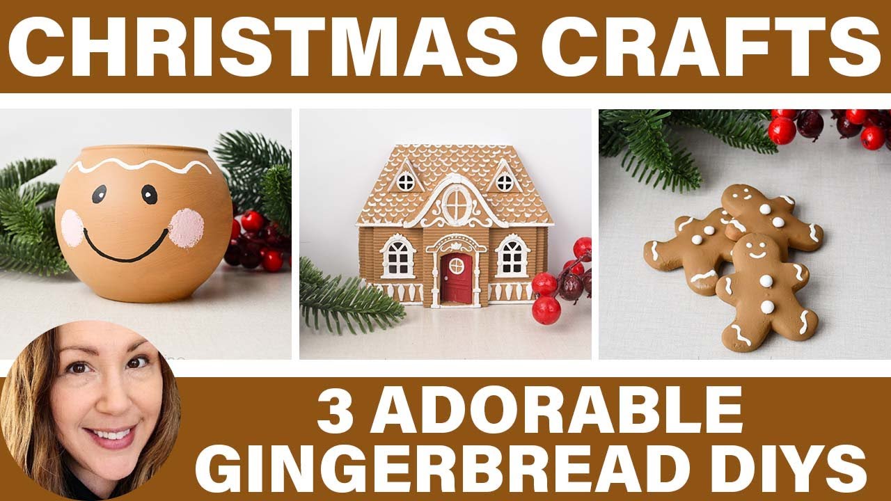 Gingerbread Crafts / Christmas Crafts / Gingerbread DIY Project Ideas / Christmas Tiered Tray Crafts