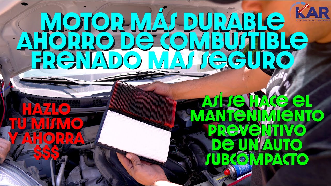 Ahorra en el mantenimiento de tu auto, hazlo tu mismo