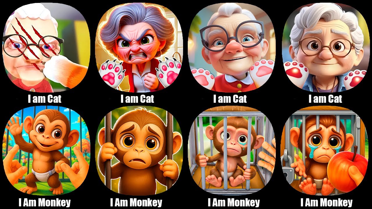 Лучшие СИМУЛЯТОРЫ Кота и Обезьяны,I am Cat,I Am Monkey