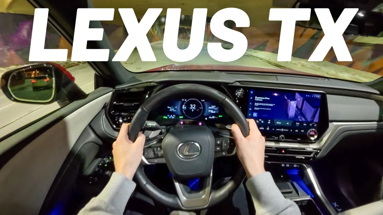 2026 Lexus TX | POV Night Drive