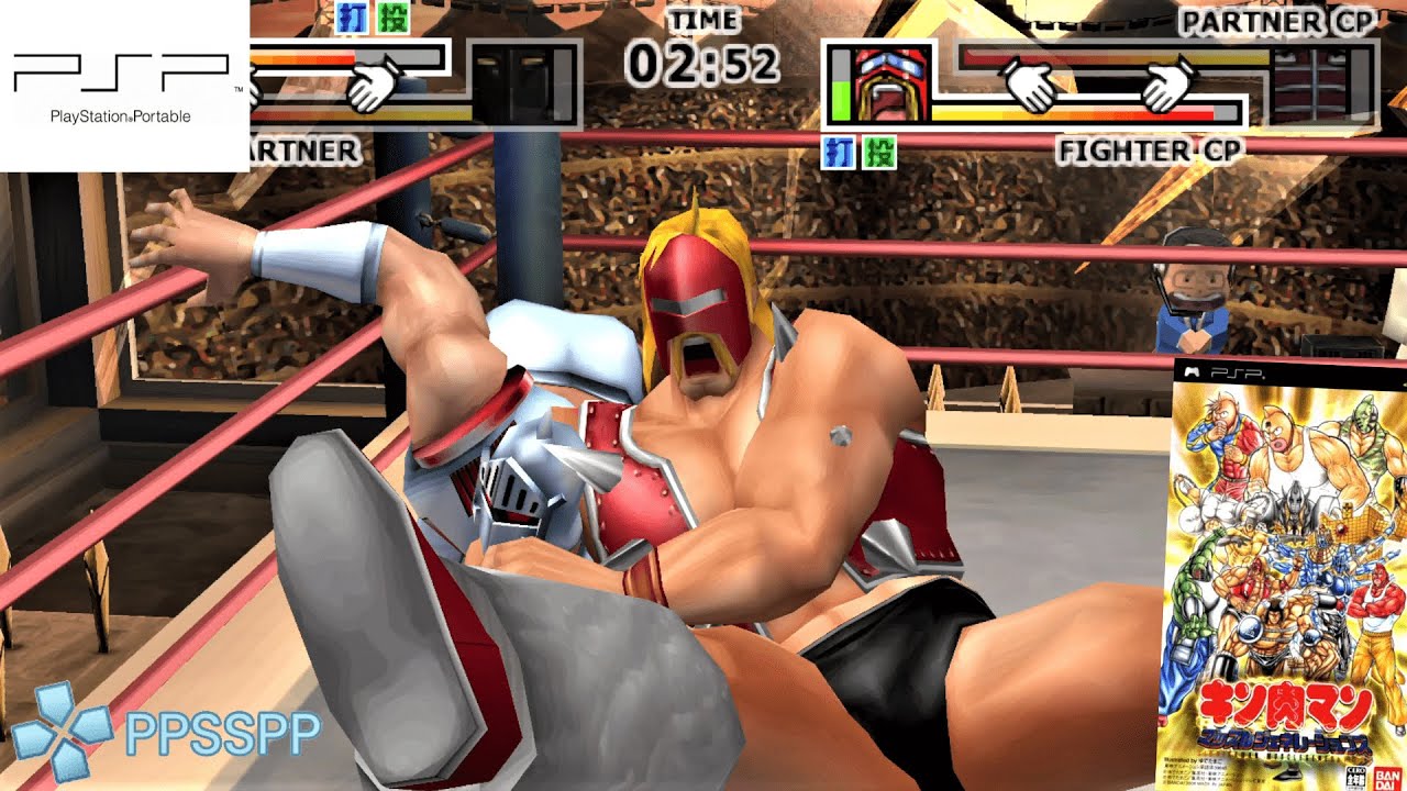 Kinnikuman Muscle Generations (2006) Sony PlayStation Portable (PSP) Gameplay in HD (PPSSPP)