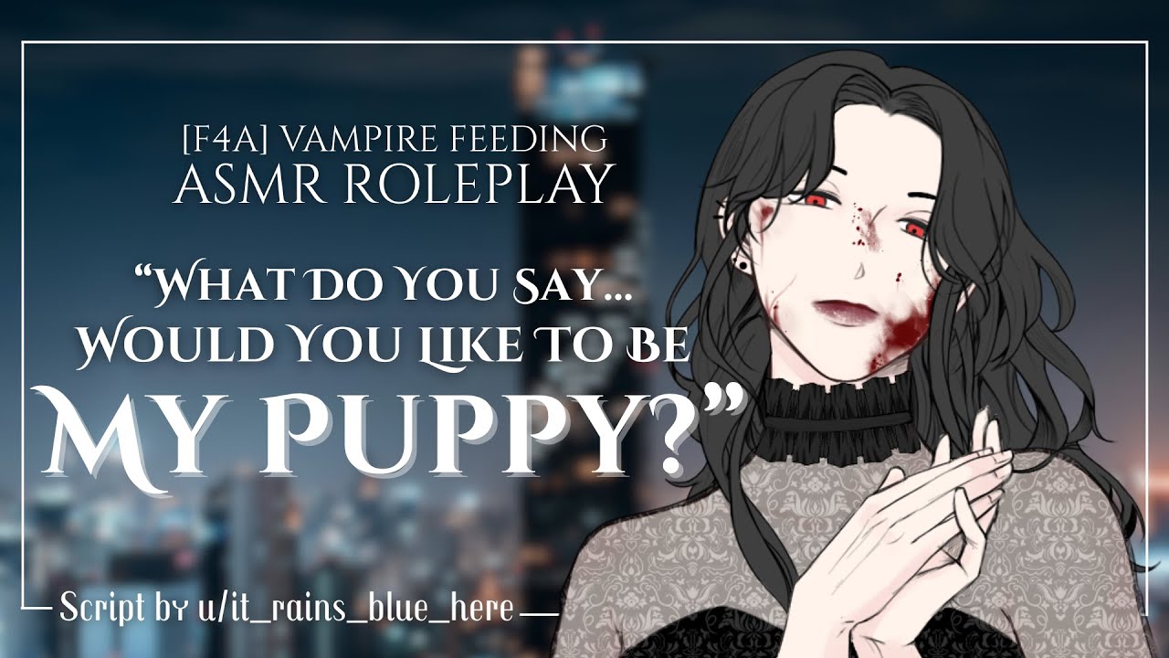 [F4A] Stuck in an Elevator with Your Vampire Coworker [Flirty] [Fdom] [Feeding] [“Puppy”] [Lore]