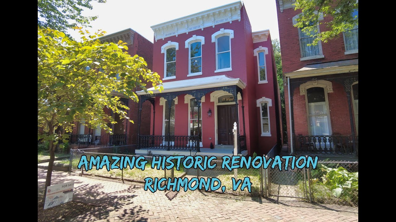 Stunning Renovated Historic 4 BDRM Home for Sale in Richmond, VA +$650K+