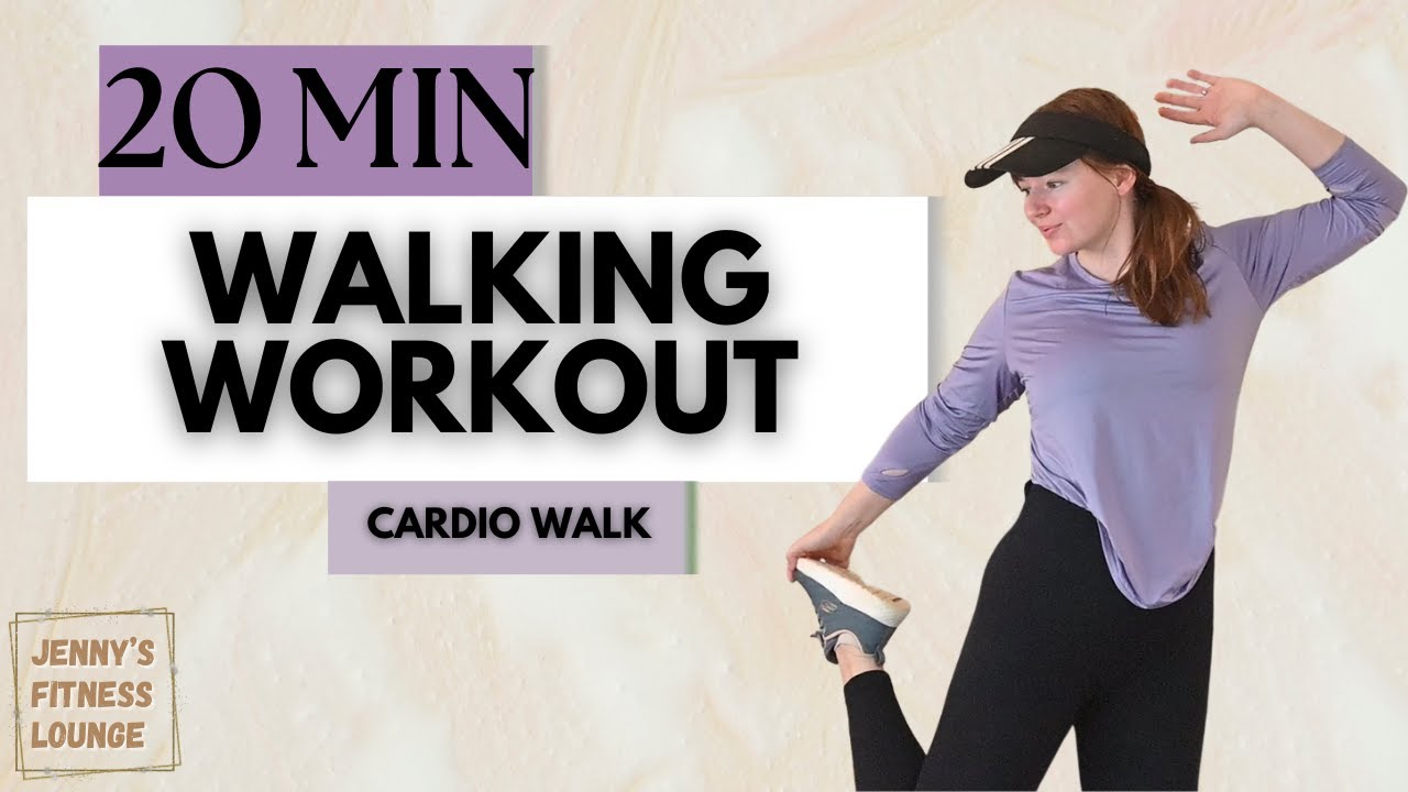 20 MIN WALKING WORKOUT - Cardio | Walk at Home Workout Routine