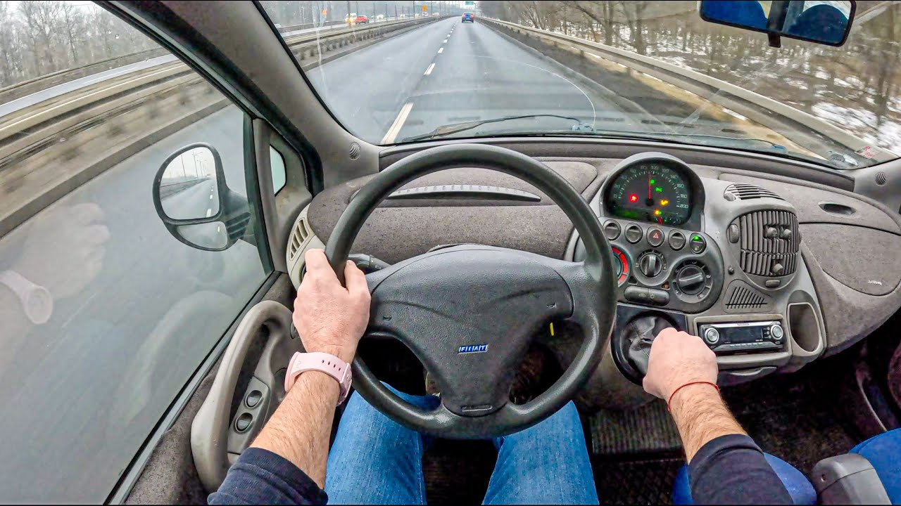 2000 Fiat Multipla | 1.6 16V 103 HP | POV Test Drive #2679 | Joe Black