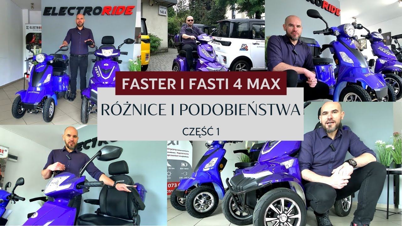 Czym różnią się ELECTRORIDE FASTER i FASTI 4 MAX?