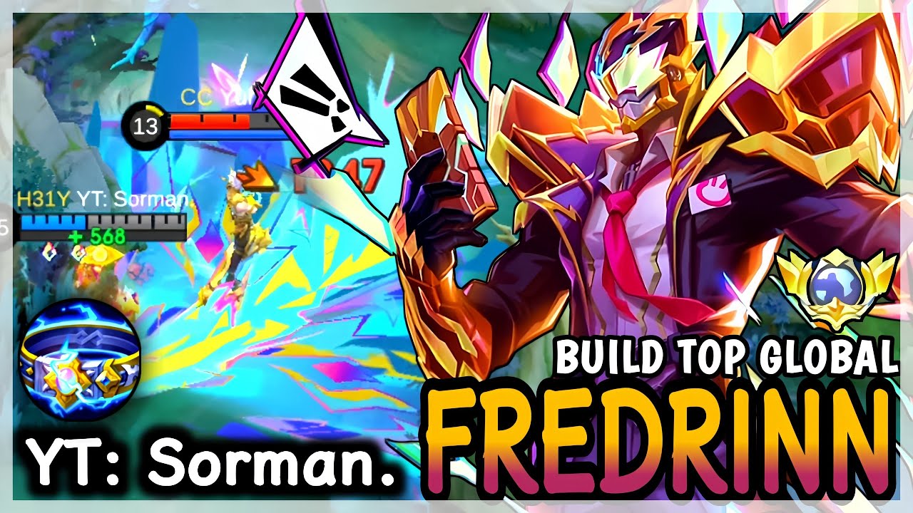 Fredrinn Hard Core | Fredrinn Best Build 2025 | Top 1 Global Fredrinn YT: Sorman. - MOBILE LEGENDS