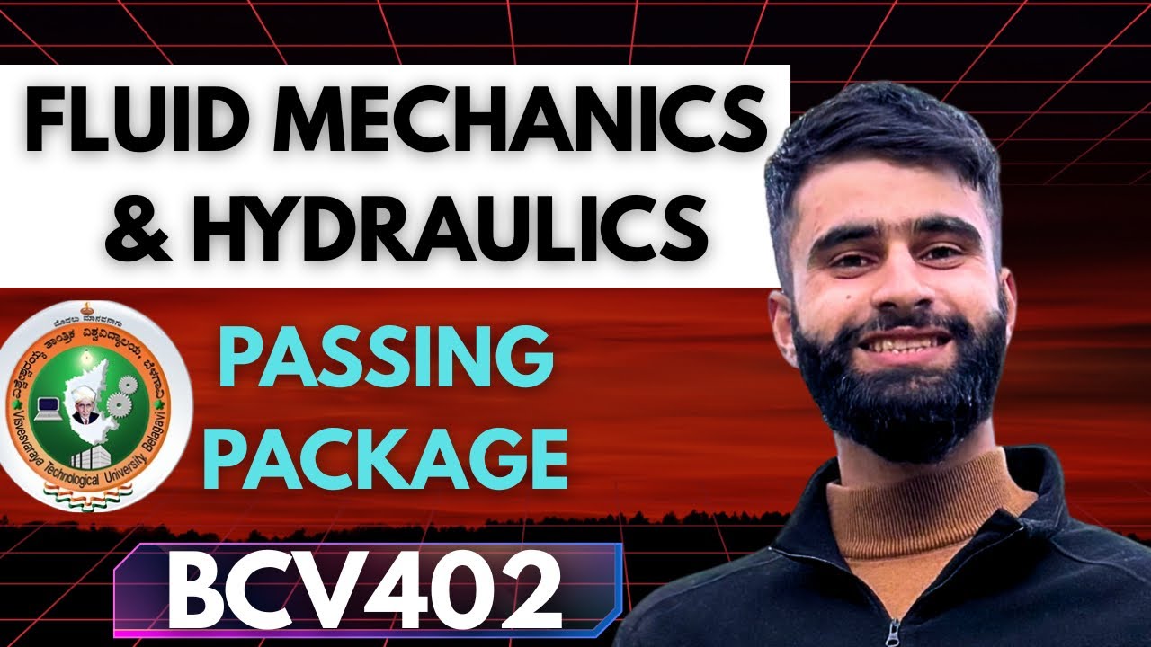 BCV402 Vtu Important Questions | Fluid Mechanics And Hydraulics