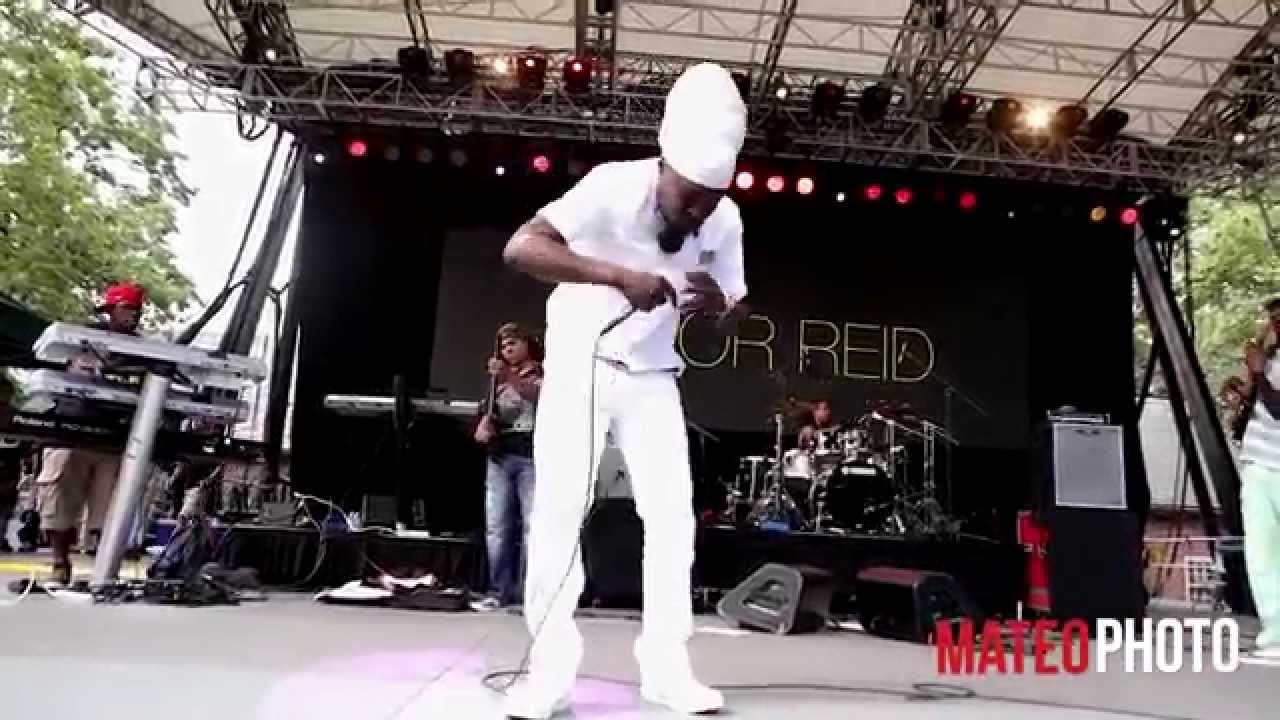 Junior Reid performs live at Summerstage