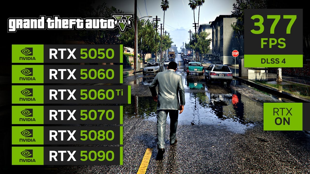 GTA 5 Enhanced with Ray Tracing | RTX 5050, 5060, 5060 Ti, 5070, 5080, 5090
