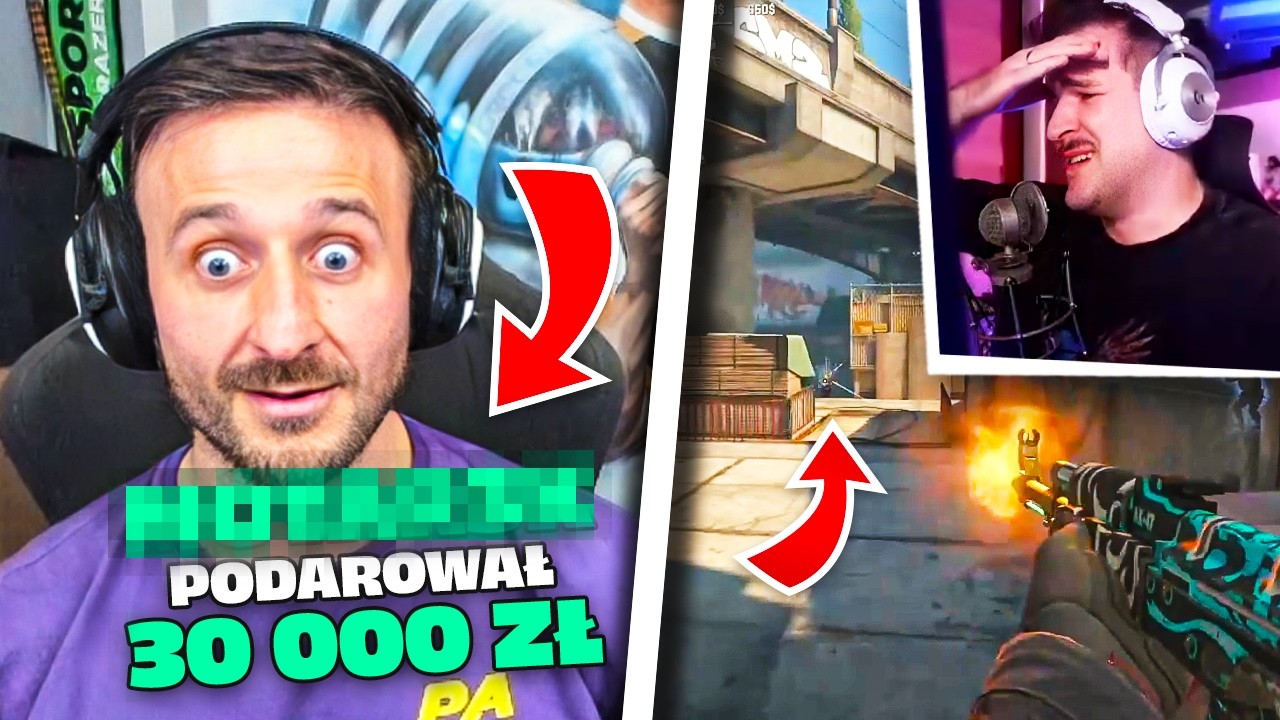PASHA DOSTAŁ 30.000 PLN DONATE! 😱 IZAK W SZOKU! 😂 HYPER ZAŁAMANY!
