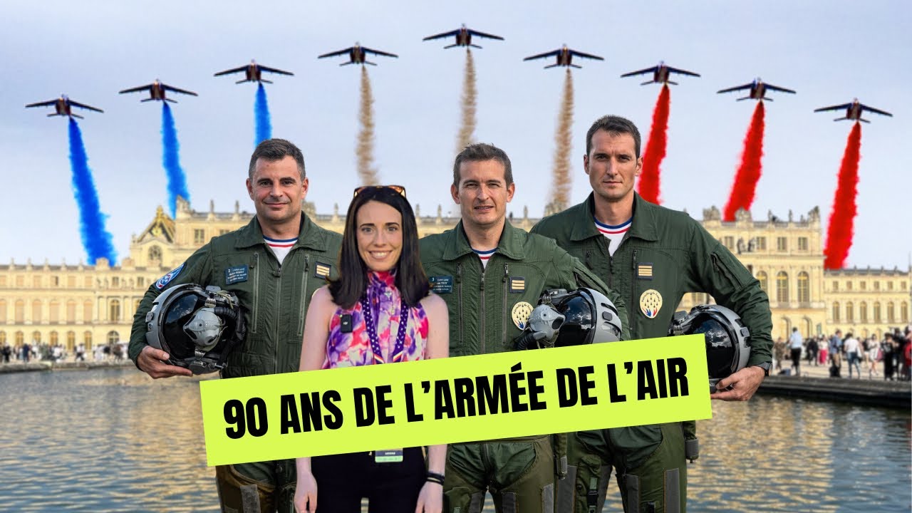 La Patrouille de France à Versailles - 90 ans de l'Armée de l'Air