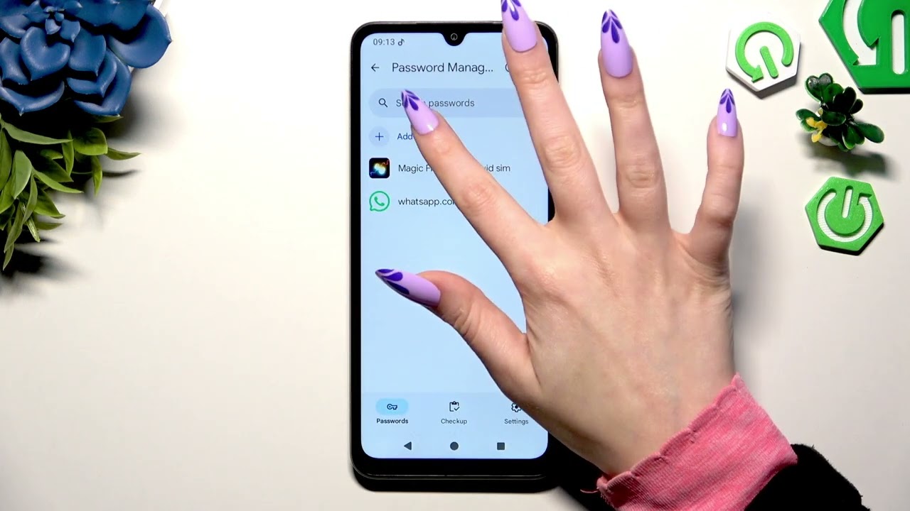 REDMI A5 &ndash; How to Add Passwords to Google Password Manager