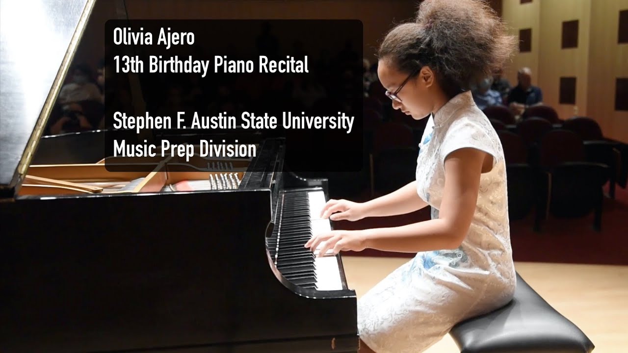 Olivia Ajero 13th Birthday Piano Recital