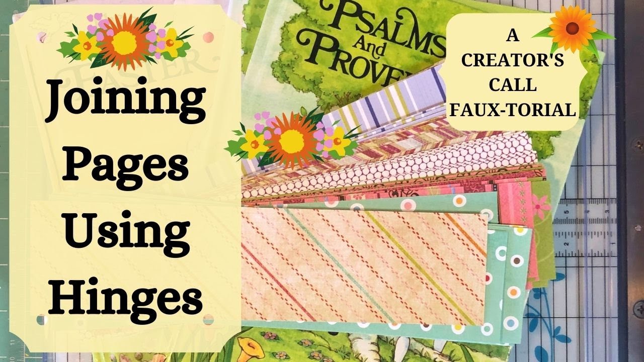 Using Hinges To Make Signatures | Journal Basics: Tricky Pages | Tutorial