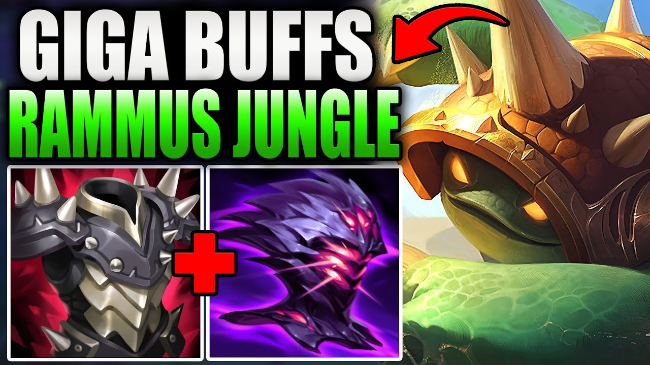 RAMMUS JUNGLE GAINED AN INSANE 4% WIN RATE AFTER RIOT GIGA BUFFED HIM! (+750 ARMOR & MR = GOD MODE)
