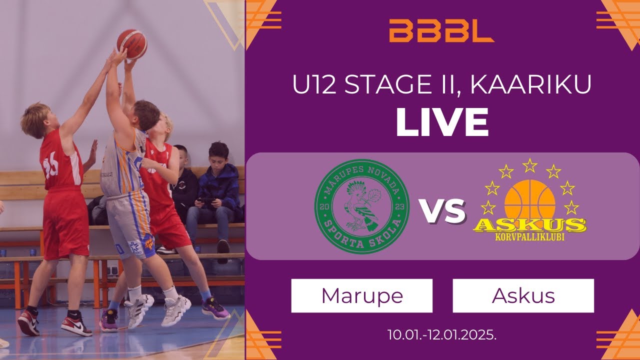 KK Askus/Haapsalu Herilased 2013 vs Mārupes NSS 2013 | BBBL Boys U12