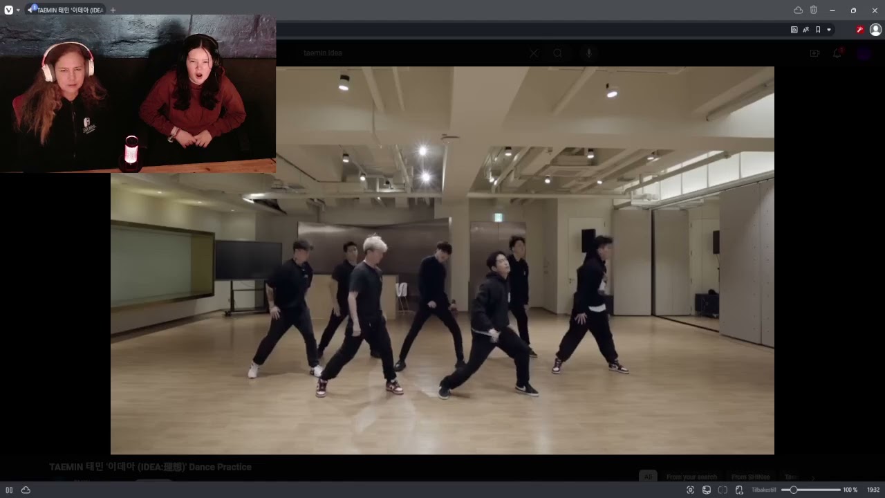 Young Norwegians Reaction to TAEMIN "Idea" Dance practice