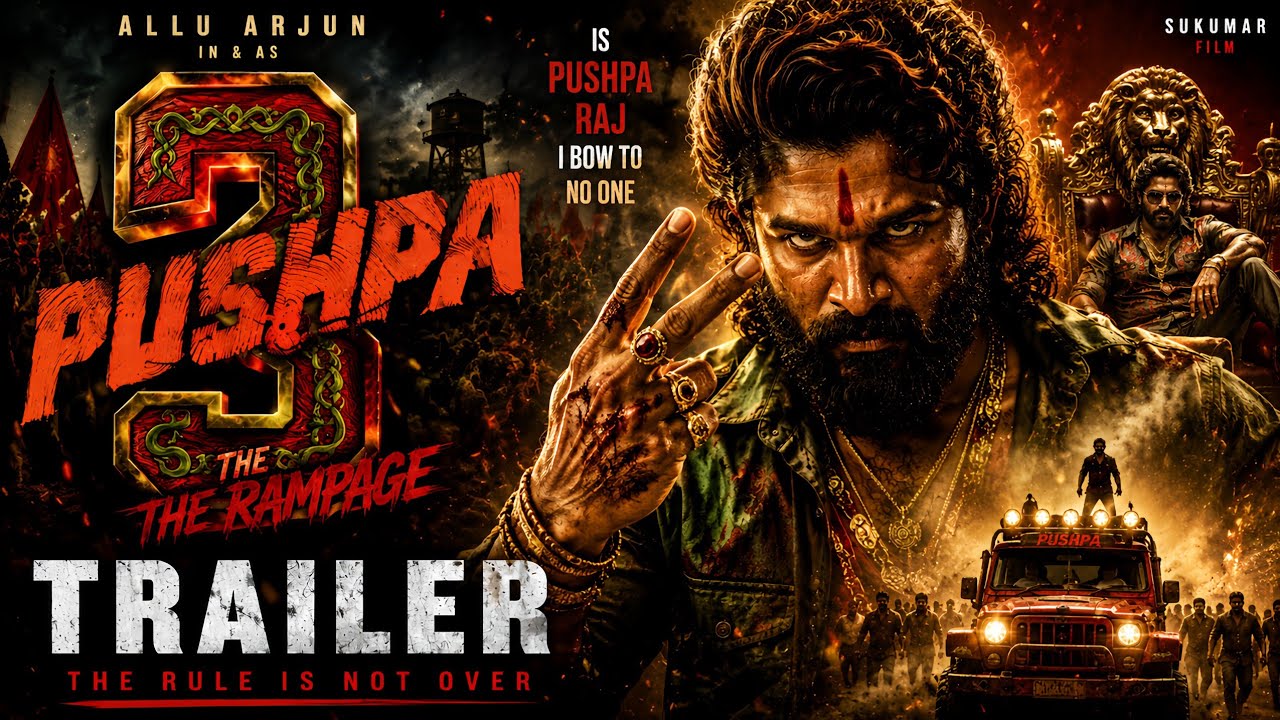 PUSHPA 3 Trailer Breakdown & Release Date | Allu Arjun New Movie 2027