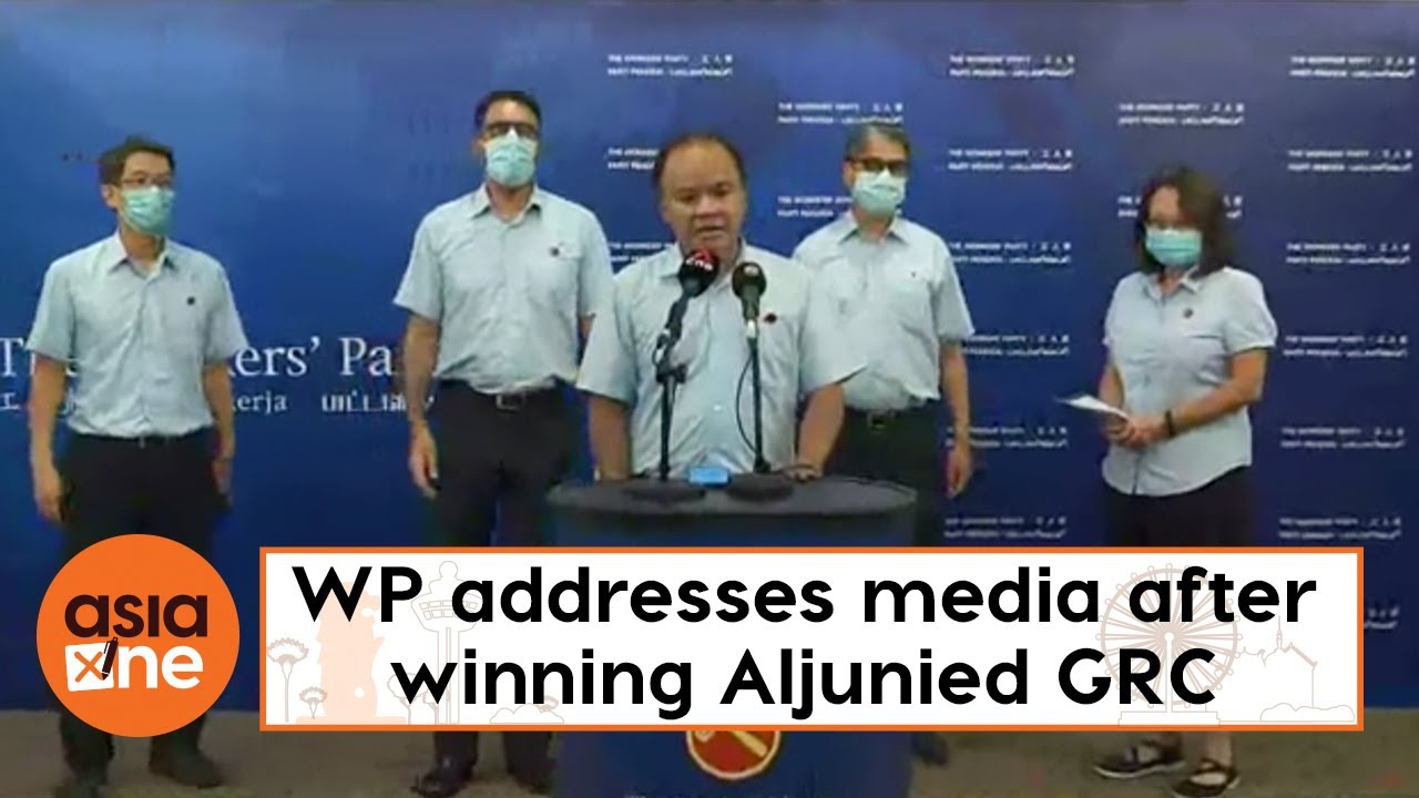 GE2020 results: WP addresses the media after winning Aljunied GRC against the PAP
