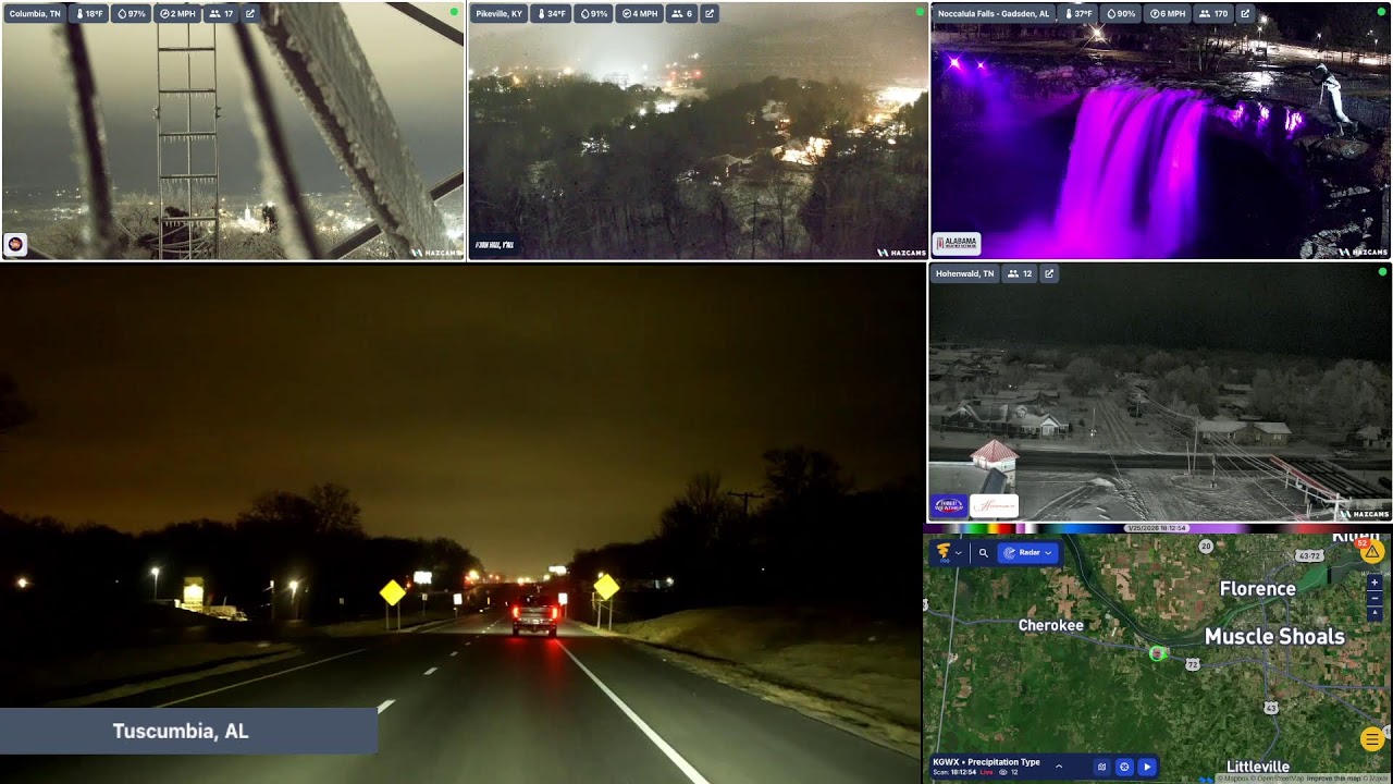 LIVE Historic Ice Storm Damage!