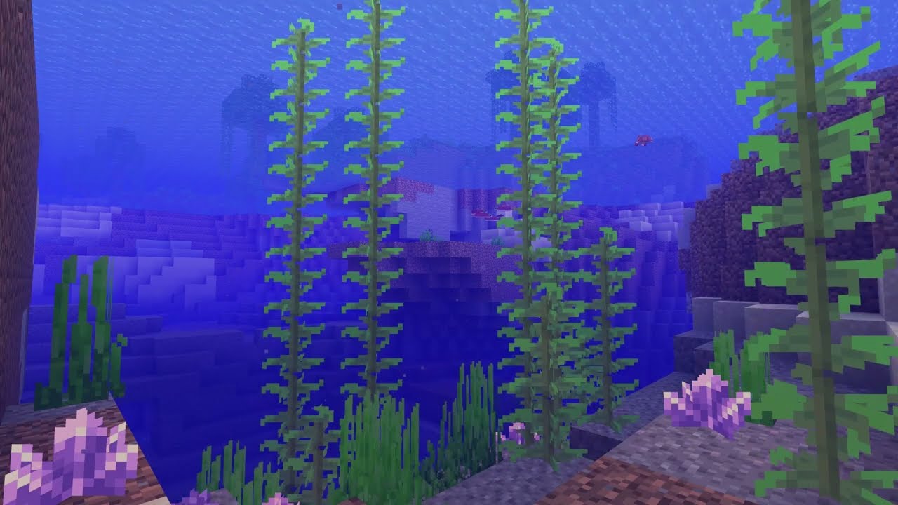 mermaid chill 🧜‍♂️ minecraft underwater ambience