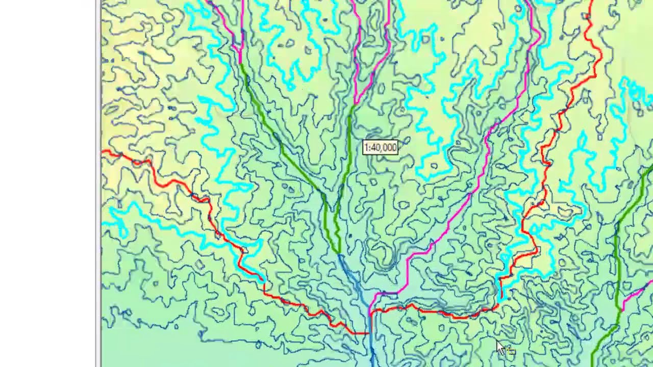 017 dam level | تحديد منسوب السد |Dam sites proposing by ARCGIS
