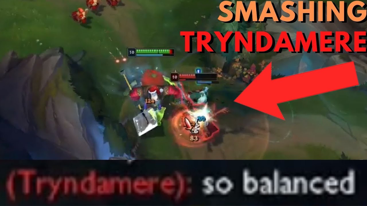 This Tryndamere had 3 kills at level 1... and still lost to me