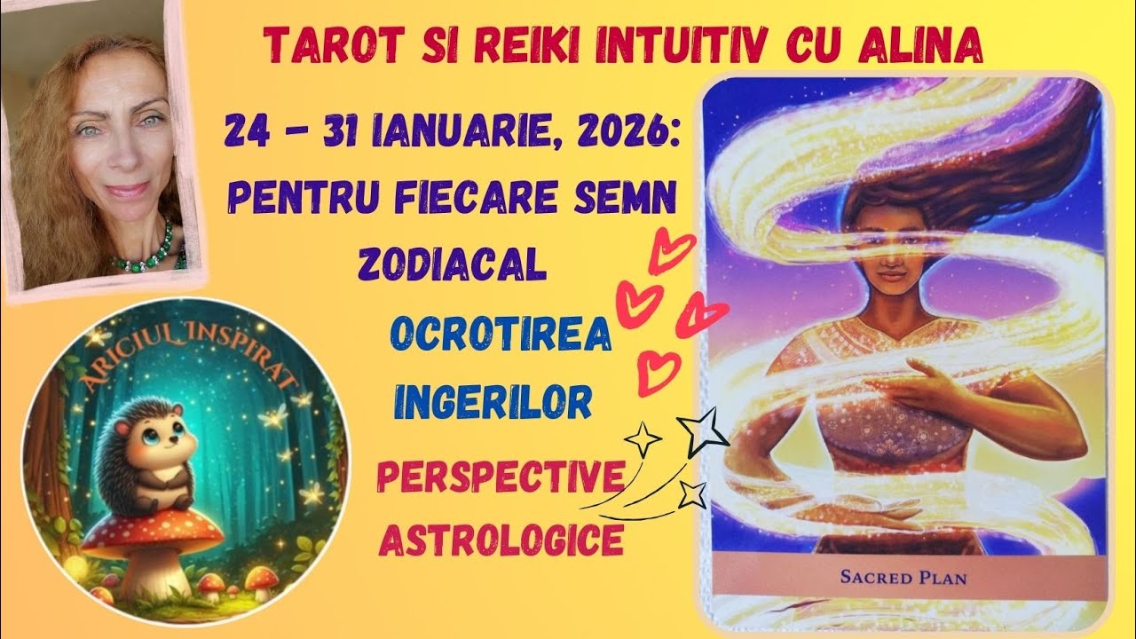 ♉☕️🍰 TAUR TAROT - 24 - 31 IANUARIE, 2026 🌠☯️📖✨