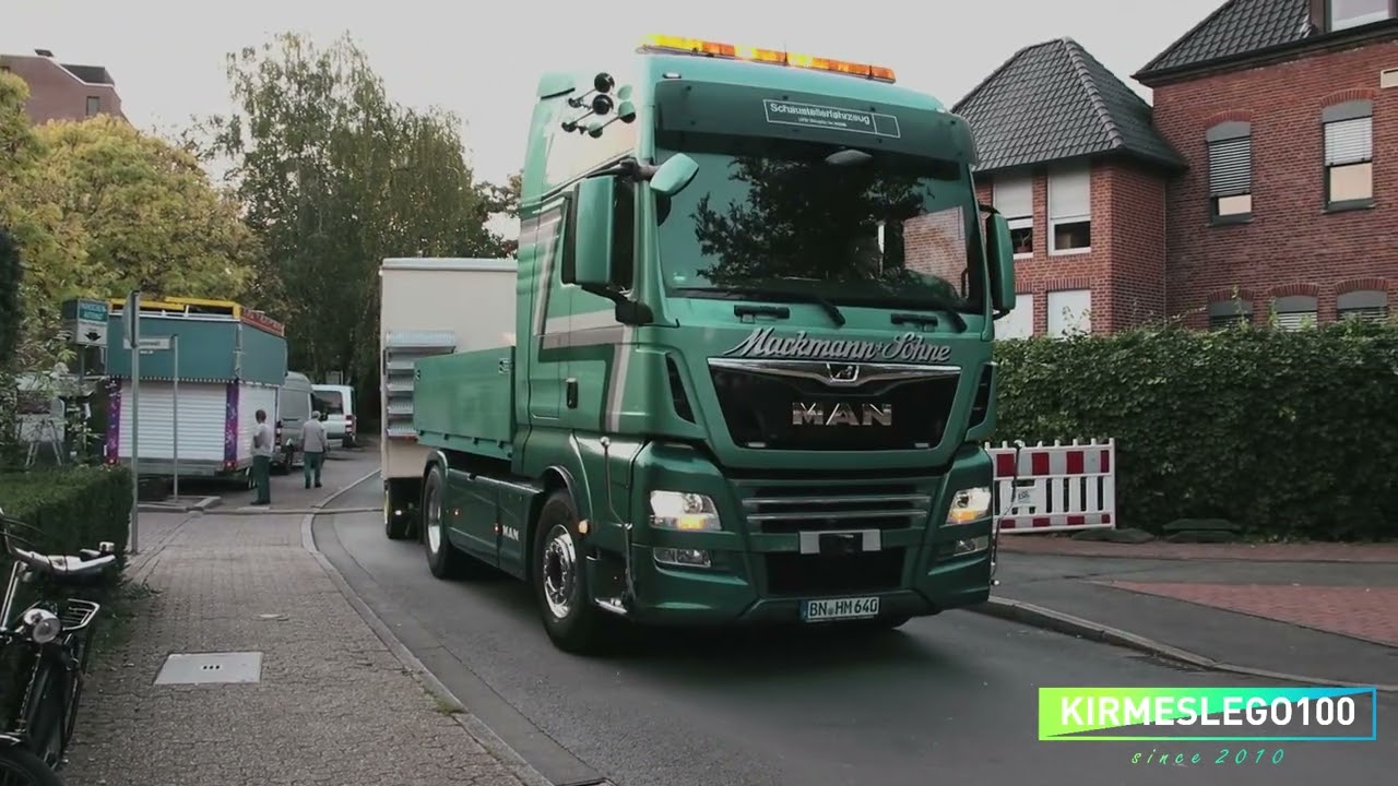 Die Krake Markmann Ankunkft Bocholter Kirmes 2023
