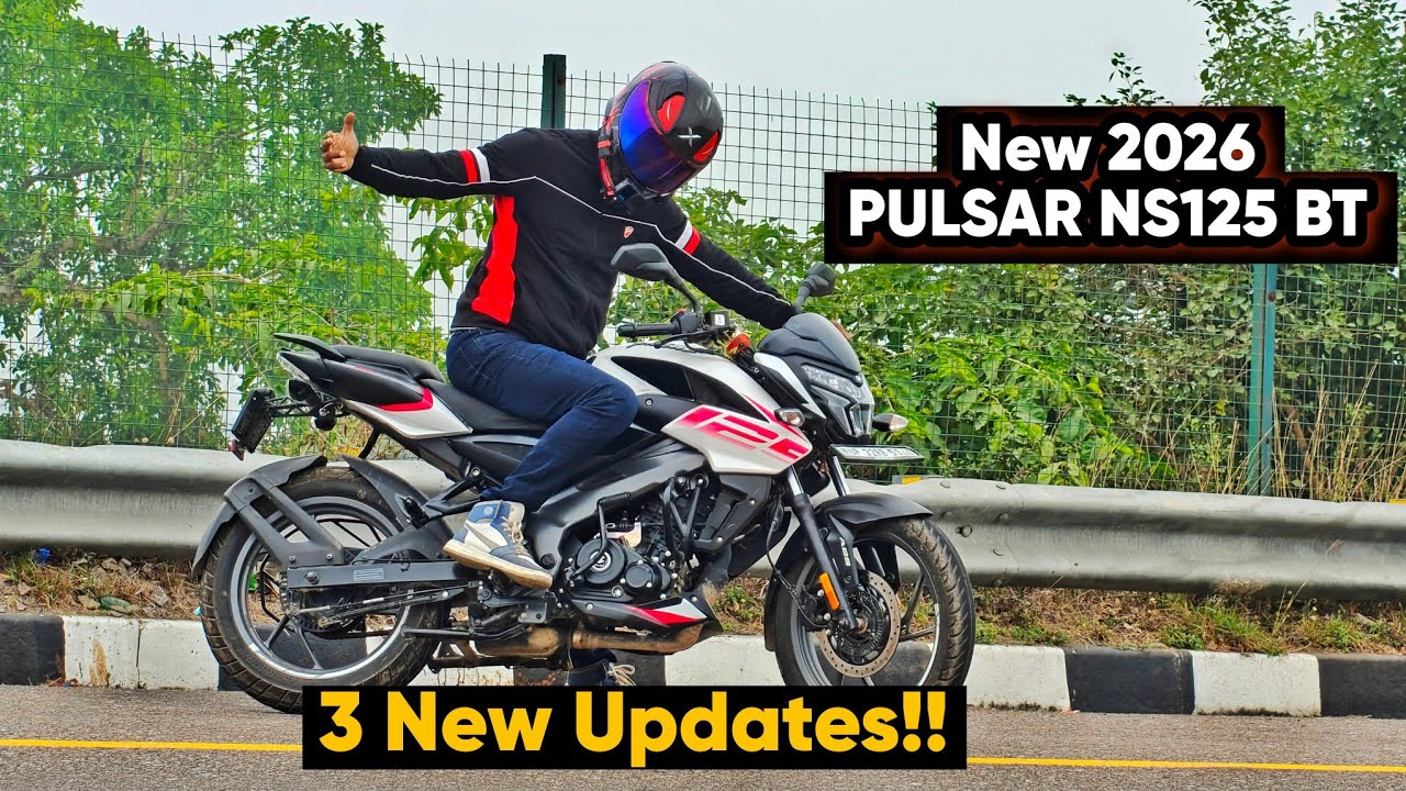 New 2026 Pulsar NS125 BT With 3 New Updates Full Ride Review!!