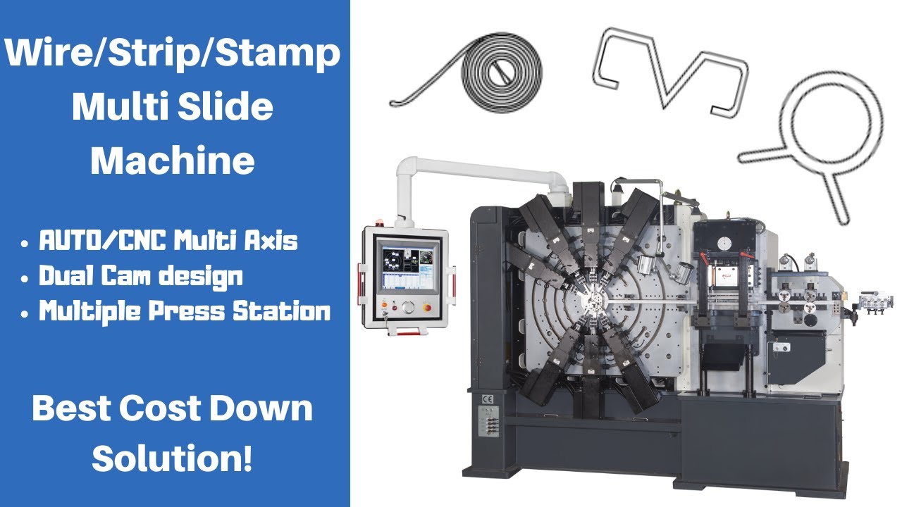 Wire/Strip/Stamp Multi Slide Machine