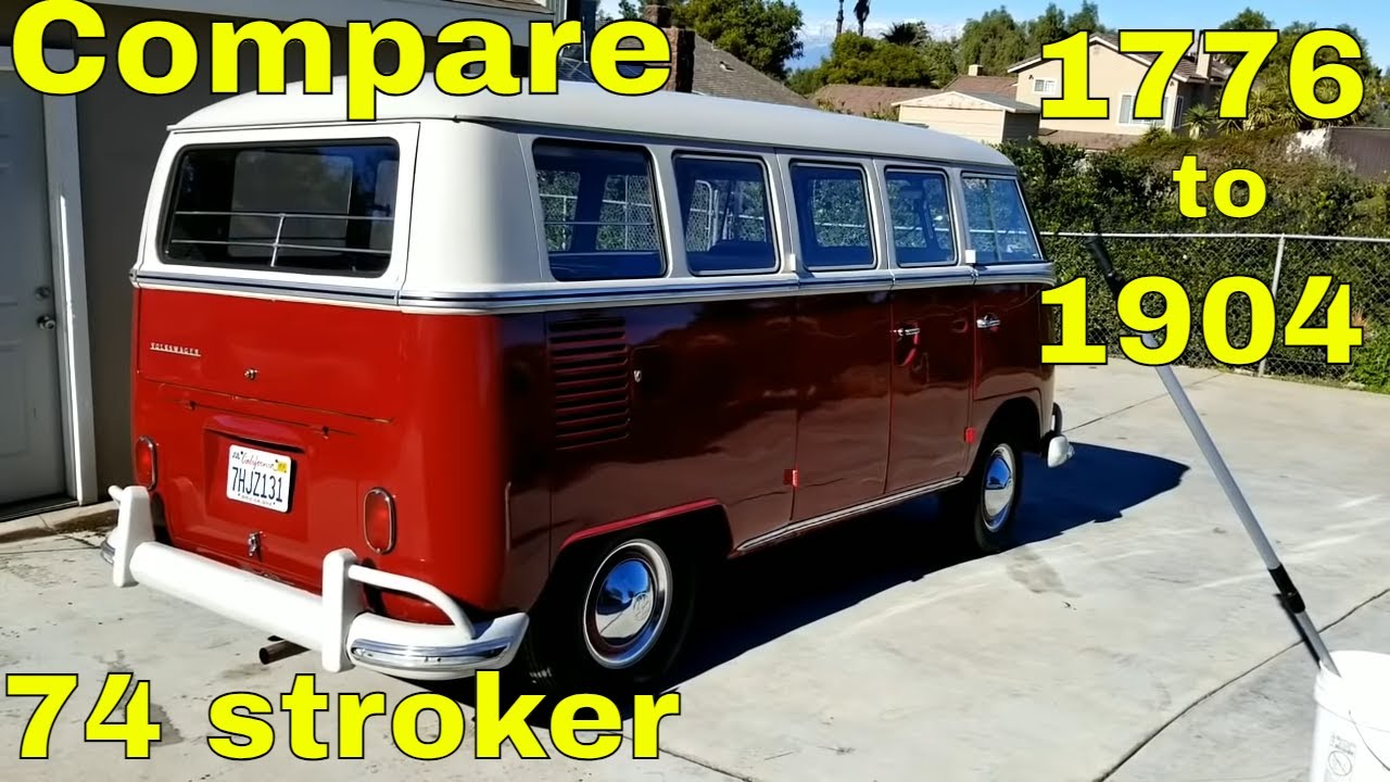 OMG WOW 74 stroker vw engine first drive.