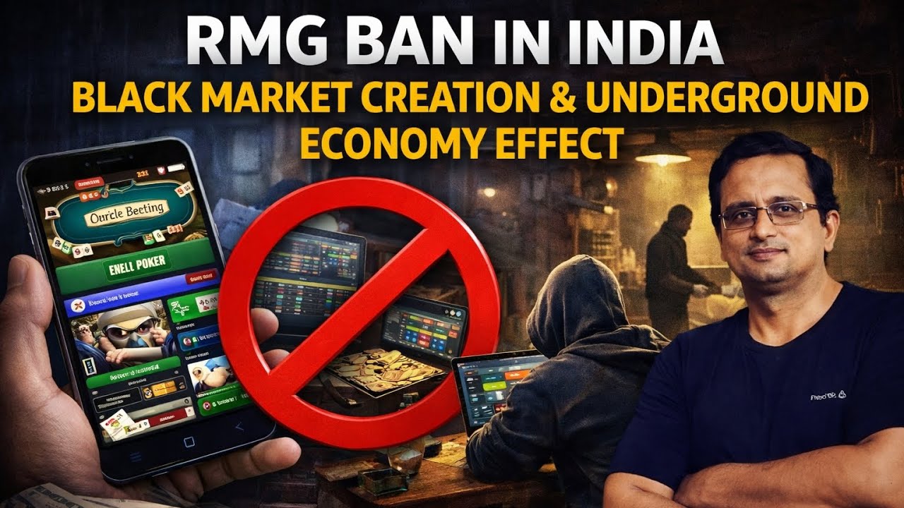 RMG Ban in India - Black Market Creation & Underground Economy Effect | Online Gaming Ban