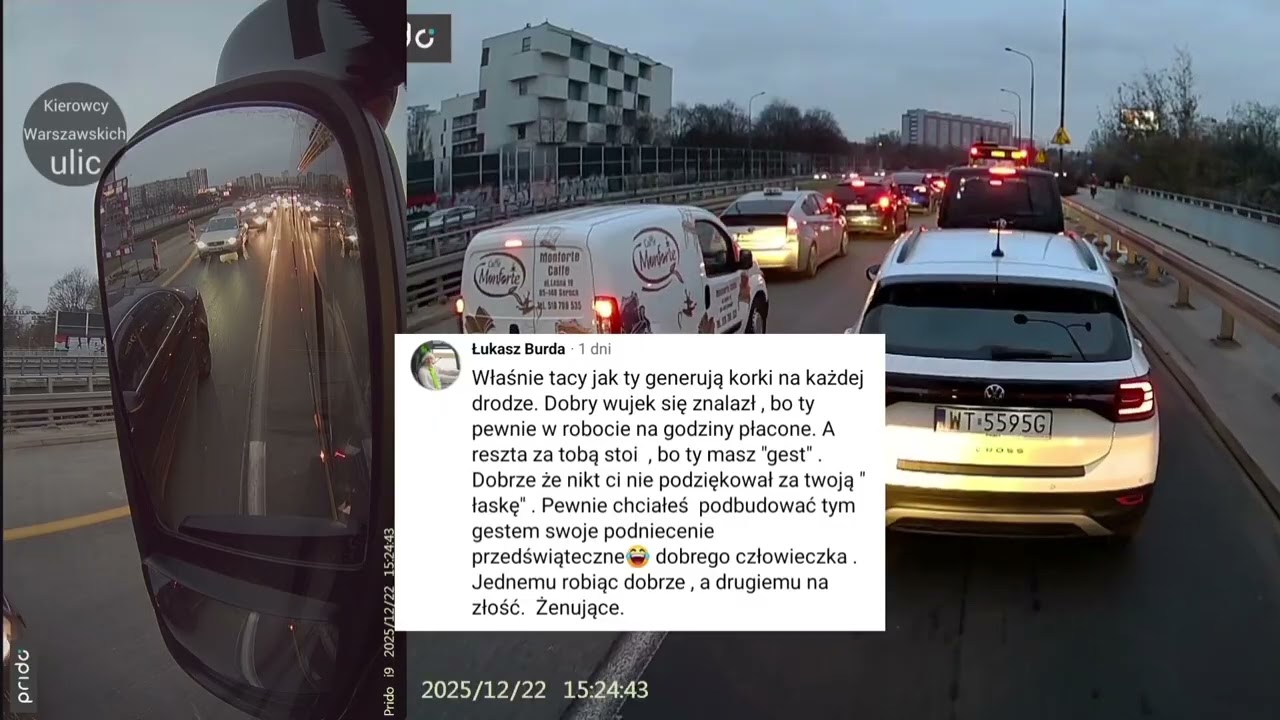 232 kompilacja kierowców na Warszawskich ulicach. Robimy sobie dobrze 😉