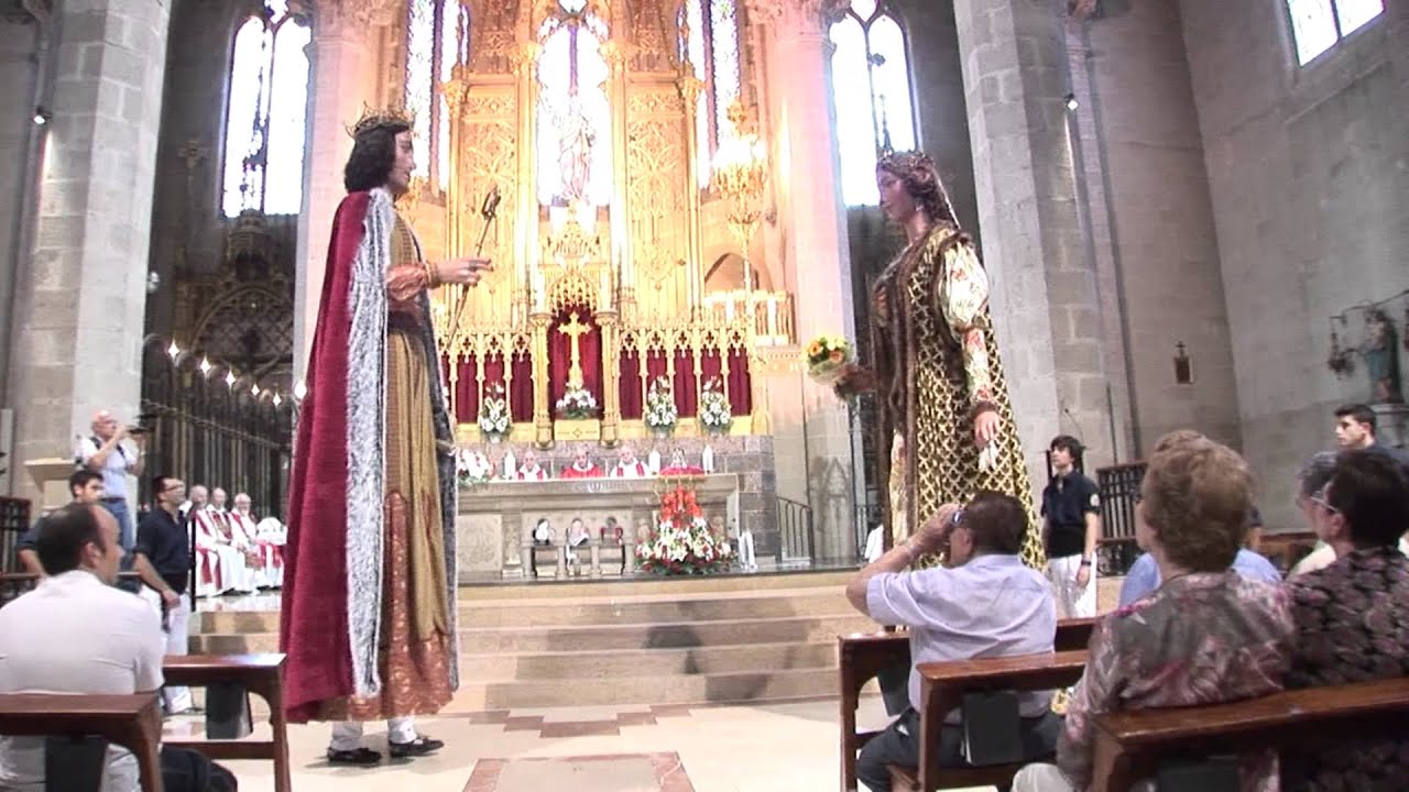Ofrena dels gegants de Ribes per Sant Pere 2012