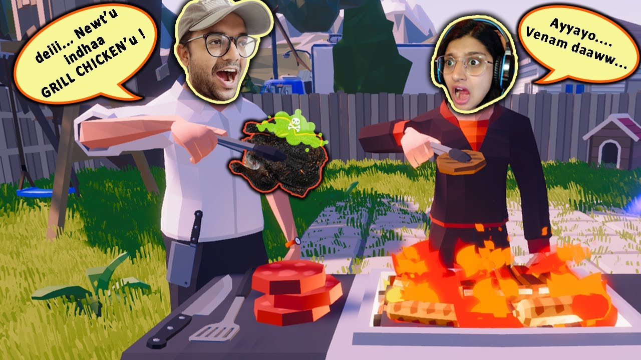BBQ Party at our House !join #NewtSP & @KaruppuVella 😛 இன்னிக்கு ஒரு புடி !! 😈🤙